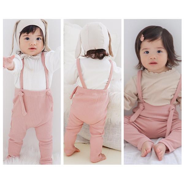 レギンス ベビー キッズ ベビー服 サロペット ベビーレギンス サスペンダー付き リブ 女の子 男の子 子供服  秋 冬 秋冬 オーバーオール | キッズ | 12