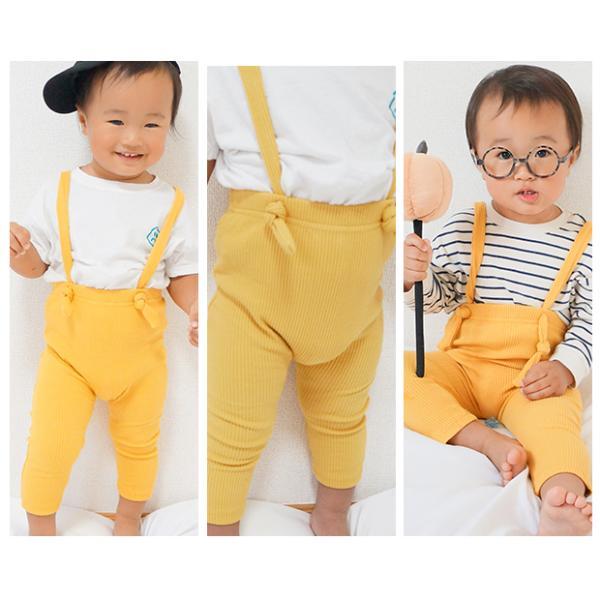 レギンス ベビー キッズ ベビー服 サロペット ベビーレギンス サスペンダー付き リブ 女の子 男の子 子供服  秋 冬 秋冬 オーバーオール | キッズ | 16