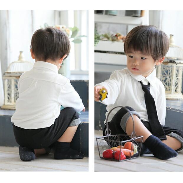 子供服 ベビー服 男の子 ベビー 赤ちゃん 白 シャツ ブラウス キッズ 80 90 100 110 120 130 喪服 法事 服 子供 フォーマル 3歳 スーツ 男児 葬式 幼児 正装 | シャツ | 09