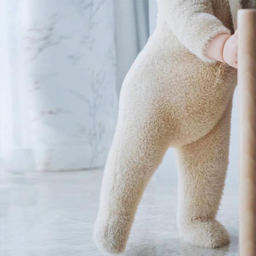 激かわ! くま ロンパース ベビー服 赤ちゃん ベビー 服 帽子 着ぐるみ 冬 カバーオール 足つき 足先まで 60 70 80 90 cm 男の子 女の子 ジャンプスーツ なりきり |  | 05