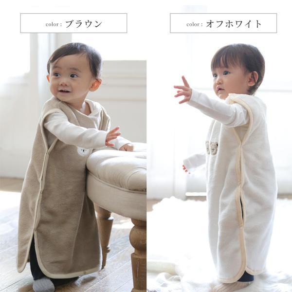 スリーパー くまボア アニマル 赤ちゃん フリース　スリーパー くまさん  寝冷え 冬 フリース 2Way  着る毛布 ベスト ベビー 子供  ユニセックス 赤ちゃん |  | 10