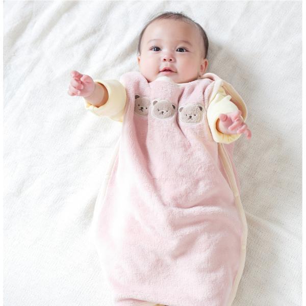 スリーパー くまボア アニマル 赤ちゃん フリース　スリーパー くまさん  寝冷え 冬 フリース 2Way  着る毛布 ベスト ベビー 子供  ユニセックス 赤ちゃん |  | 14