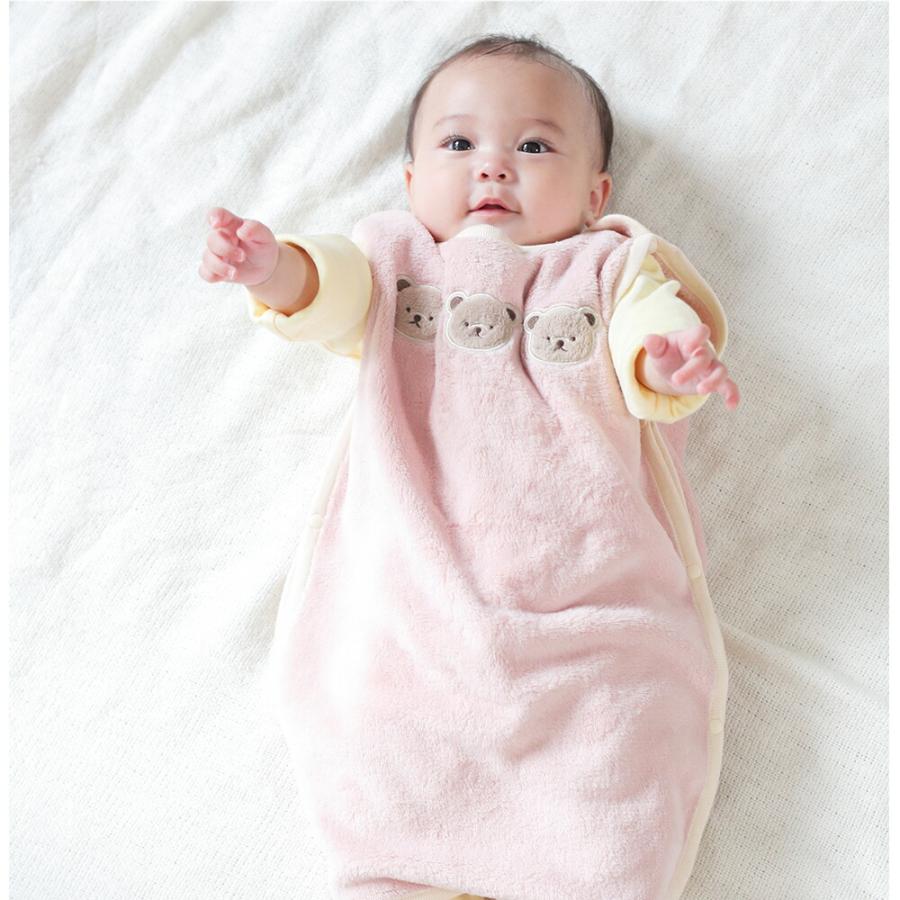 スリーパー くまボア アニマル 赤ちゃん フリース　スリーパー くまさん  寝冷え 冬 フリース 2Way  着る毛布 ベスト ベビー 子供  ユニセックス 赤ちゃん |  | 16