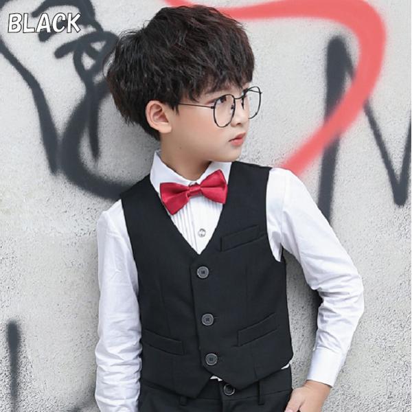 お洒落 ベスト 卒業式 フォーマル フォーマルベスト 男の子 紳士服 無地 ジャケット |  | 02