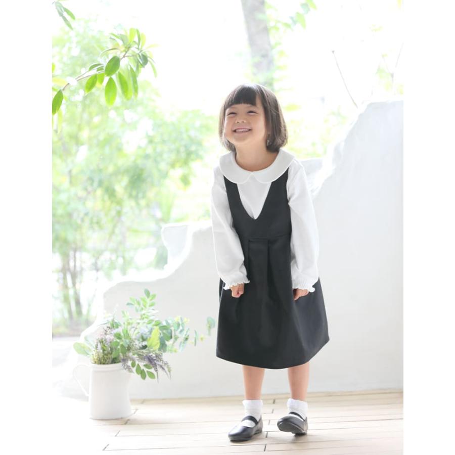 綿100% 白 ブラウス キッズ 半袖 子供 女の子 シャツ 長袖 丸襟 子供服 ポロシャツ スクール 学校 保育園 幼稚園 小学校 フォーマル 服 秋 冬 春 夏 襟付き 女子 |  | 16