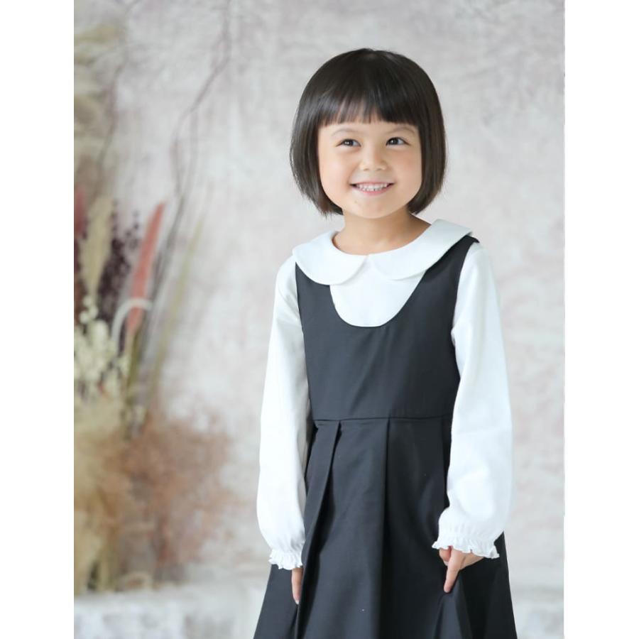 綿100% 白 ブラウス キッズ 半袖 子供 女の子 シャツ 長袖 丸襟 子供服 ポロシャツ スクール 学校 保育園 幼稚園 小学校 フォーマル 服 秋 冬 春 夏 襟付き 女子 |  | 19