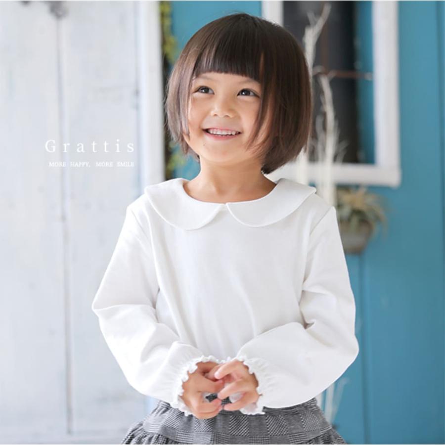 綿100% 白 ブラウス キッズ 半袖 子供 女の子 シャツ 長袖 丸襟 子供服 ポロシャツ スクール 学校 保育園 幼稚園 小学校 フォーマル 服 秋 冬 春 夏 襟付き 女子 |  | 01