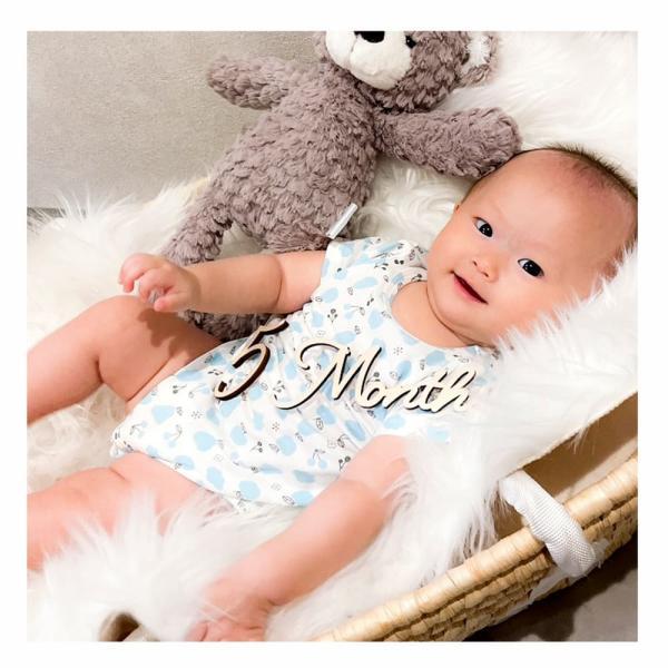 マンスリー フォト 16個セット ハーフバースデー 100日 祝い 飾り 撮影 写真 おしゃれ |  | 13