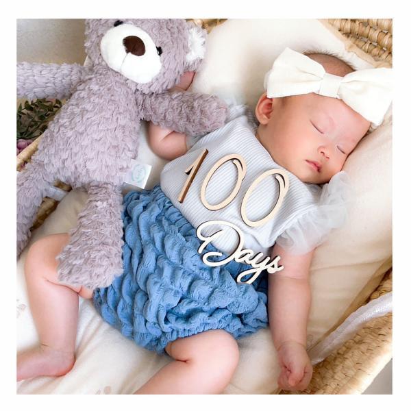 マンスリー フォト 16個セット ハーフバースデー 100日 祝い 飾り 撮影 写真 おしゃれ |  | 16