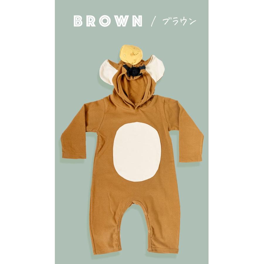 ハロウィン ベビー 衣装 子供 赤ちゃん ロンパース 兄弟 姉妹 お揃い 男の子 女の子 秋 冬 春 長袖 服 フード付き 新生児 60 70 80 90 cm ブランド コスプレ |  | 13