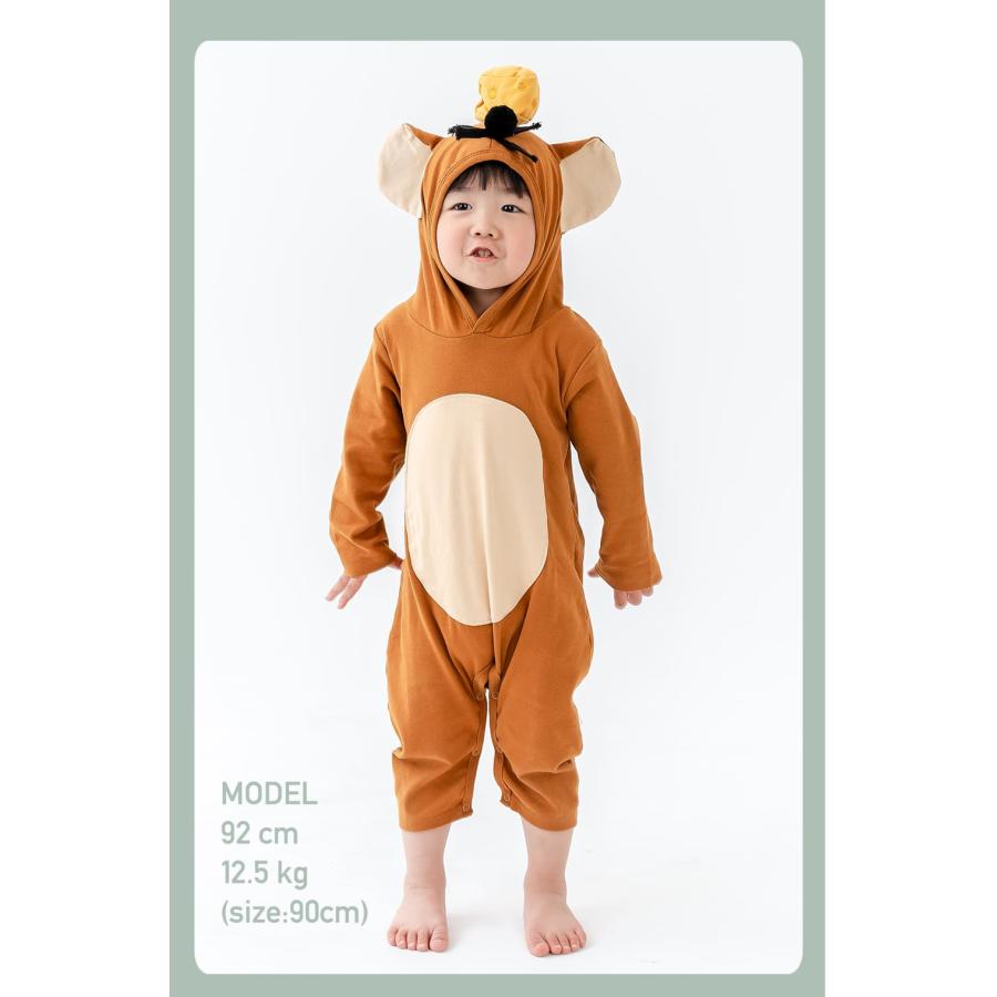 ハロウィン ベビー 衣装 子供 赤ちゃん ロンパース 兄弟 姉妹 お揃い 男の子 女の子 秋 冬 春 長袖 服 フード付き 新生児 60 70 80 90 cm ブランド コスプレ |  | 15