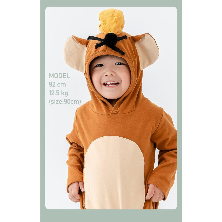 ハロウィン ベビー 衣装 子供 赤ちゃん ロンパース 兄弟 姉妹 お揃い 男の子 女の子 秋 冬 春 長袖 服 フード付き 新生児 60 70 80 90 cm ブランド コスプレ |  | 17