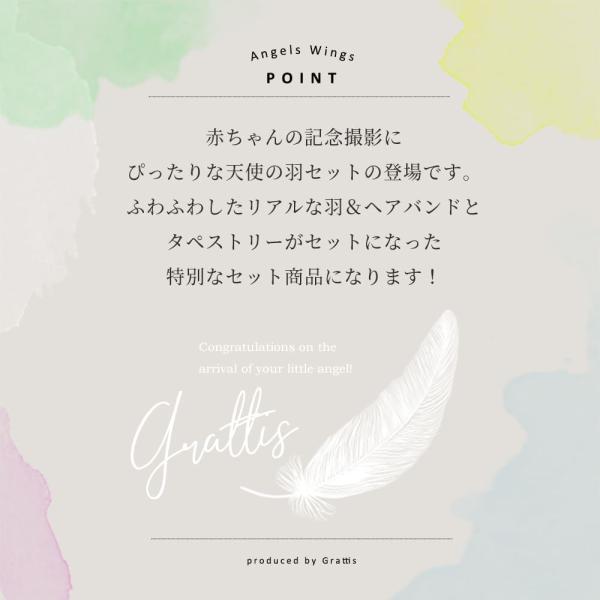赤ちゃん 天使の羽 ニューボーンフォト タペストリー セット 衣装 天使 ハーフバースデー 月齢 フォト 1ヶ月 年賀状 写真 撮影 背景 グッズ |  | 02