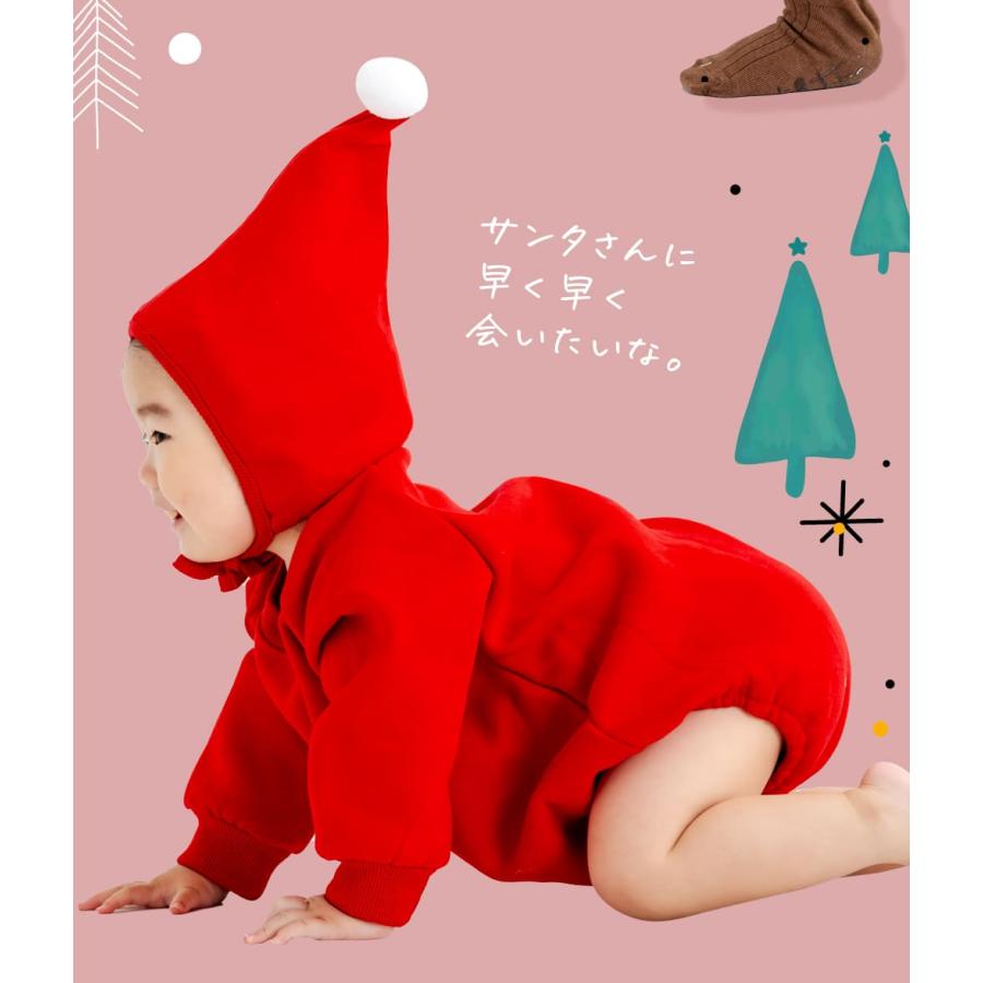 サンタ ベビー 赤ちゃん クリスマス 服 ロンパース ベビー服 トナカイ クリスマスツリー 60 70 80 90 長袖 男の子 女の子 新生児 帽子 セット 冬 秋冬 コスプレ |  | 19