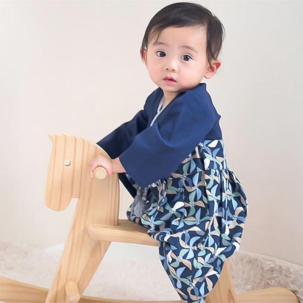 袴 ロンパース 和モダン 前開き 全開 和服 袴ロンパース 女の子 男の子 70 80 mocmof 100日祝い 長袖   初節句 ひなまつり 衣装 お食い初め お宮参り 百日祝い |  | 11