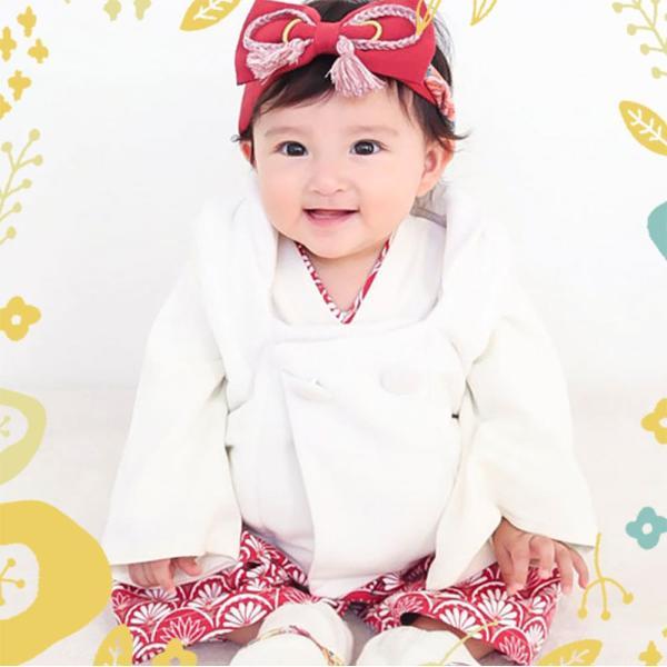 ベビー袴　ハンドメイド　70〜100 百日祝い　袴ロンパース　ひな祭り ベビー袴 ハンドメイド 70〜100 百日祝い 袴ロンパース ひな祭り