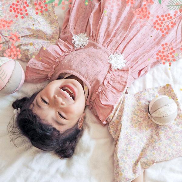 【正規品】2WAY　エプロンベスト付き着物ワンピース 和装 ベビー 女の子 ワンピース 着物 子供 被布 ベスト セット 初節句 雛祭り ひな祭り 衣装 袴 かわいい |  | 01