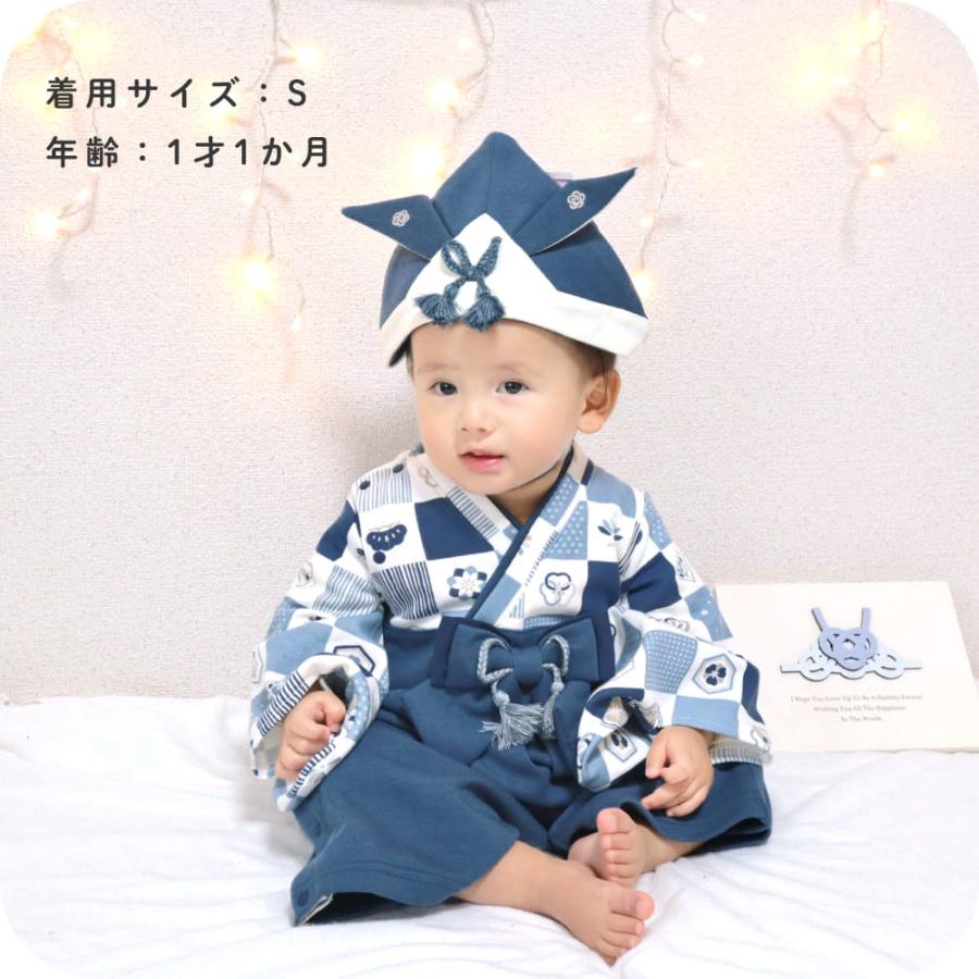 mocmof 兜 帽子 キャップ ベビー 袴 ロンパース 節句 初節句 端午の節句 写真 撮影 衣装 こどもの日 子供の日 男の子 赤ちゃん ベビー カブト ハット 五月人形 |  | 19