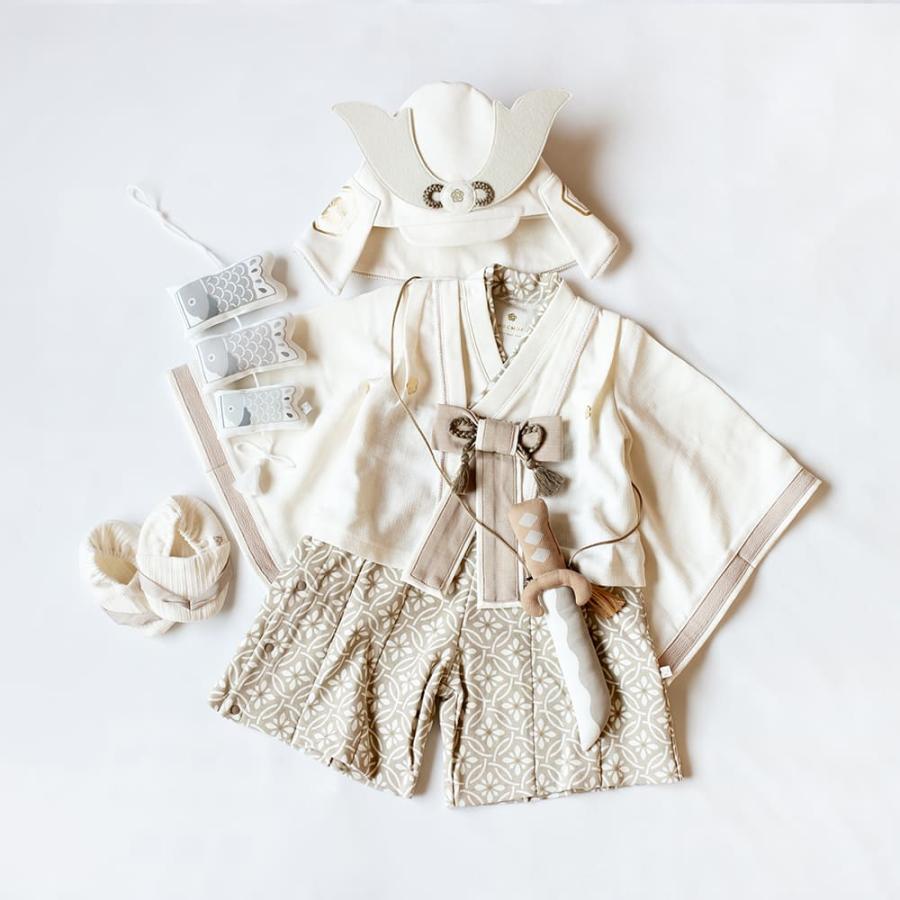 mocmof ベビー 袴 ロンパース お食い初め 服 初節句 男の子 衣装 70 80 90 cm センチ 赤ちゃん ベビー袴 袴ロンパース 端午の節句 こどもの日 ベビー服 節句 男 | mocmof | 12