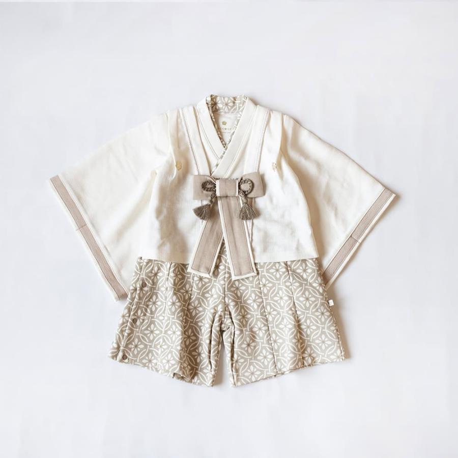 mocmof ベビー 袴 ロンパース お食い初め 服 初節句 男の子 衣装 70 80 90 cm センチ 赤ちゃん ベビー袴 袴ロンパース 端午の節句 こどもの日 ベビー服 節句 男 | mocmof | 07