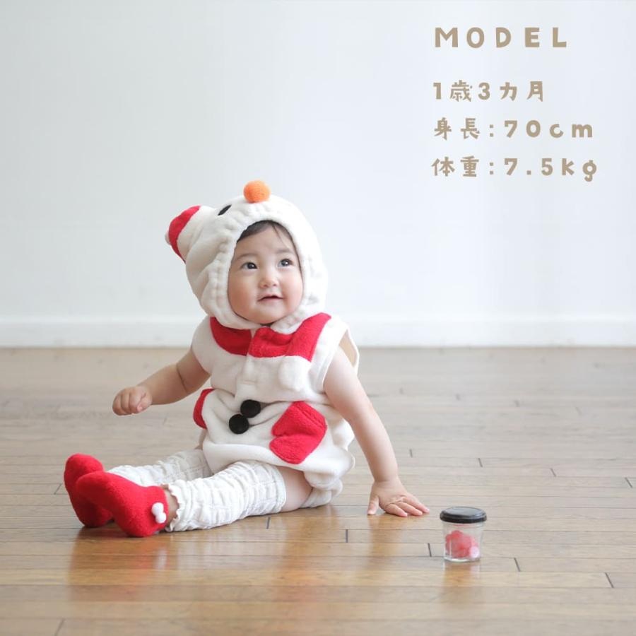 Grattis サンタ ベビー 赤ちゃん クリスマス 服 ベビー服 帽子 ロンパース コスプレ クリスマスツリー 雪だるま 70 80 ツリー スノーマン カバーオール 衣装 |  | 14