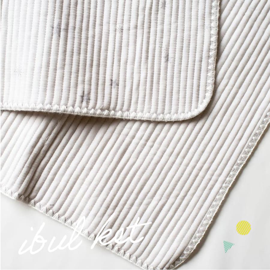 mocmof 綿100% 100cm ベビー お昼寝 イブル マット イブルケット ベビーケット キルトマット プレイマット イブル ガーゼ タオルケット ベビーカー ブランケット |  | 01