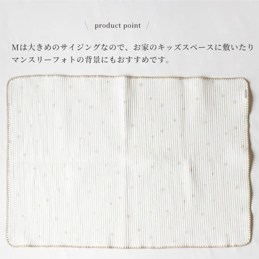 mocmof 綿100% 100cm ベビー お昼寝 イブル マット イブルケット ベビーケット キルトマット プレイマット イブル ガーゼ タオルケット ベビーカー ブランケット |  | 06