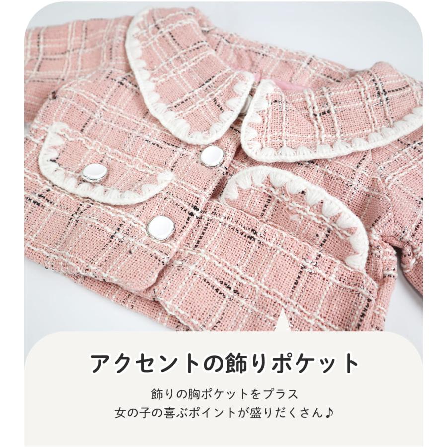 入園式 子供服 女の子 卒園式 フォーマル スーツ ワンピース スカート キッズ ピンク 黒 セットアップ 2歳 3歳 七五三 服 保育園 幼稚園 セレモニー 子供 ドレス |  | 12