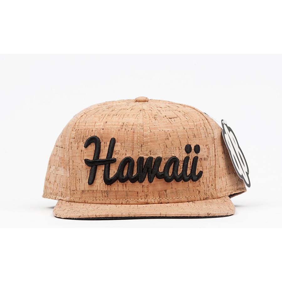 808 Clothing コルク ハワイ 3D フラットビル ハット【808クロージング】Cork Hawaii 3D Flatbill
