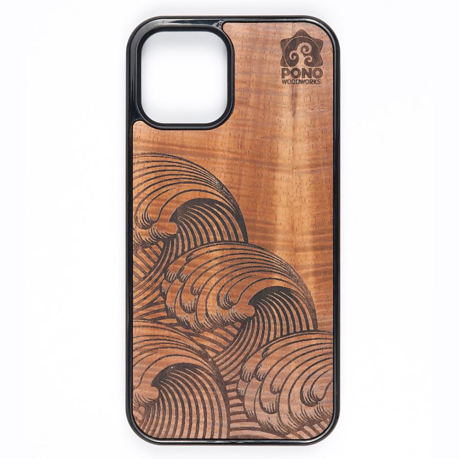 iPhone 12 Pono Woodworks コアウッド 12/12Pro ケース 【ポノ ウッド