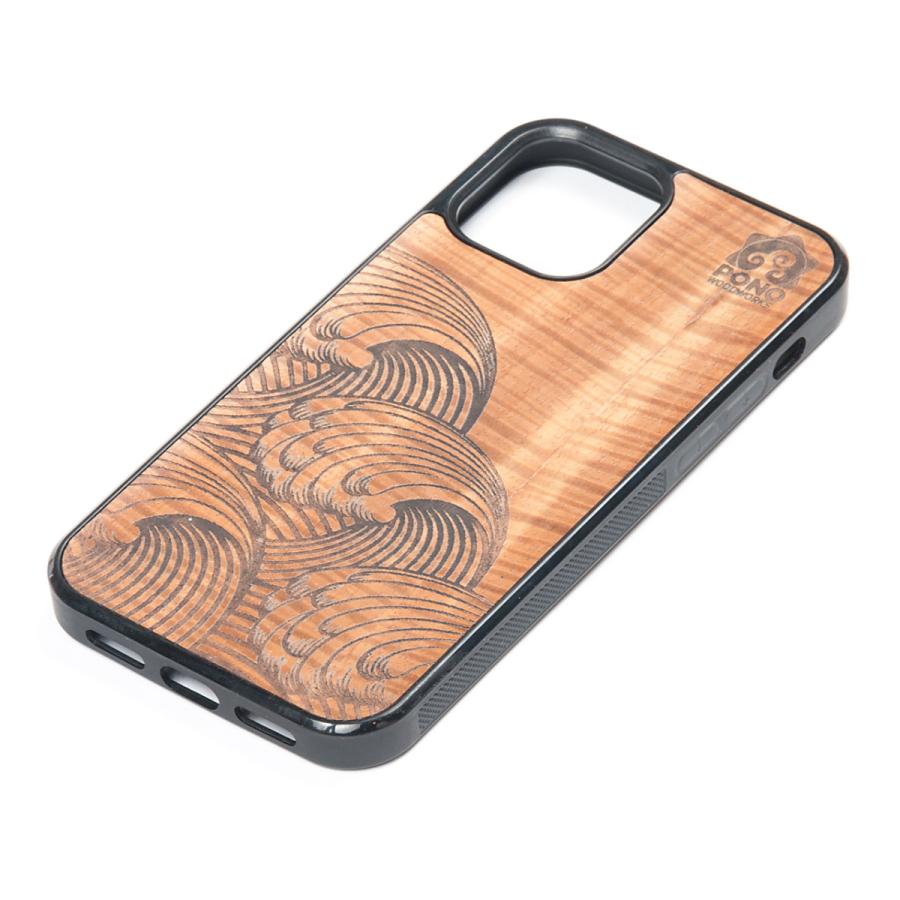iPhone 12 Pono Woodworks コアウッド 12/12Pro ケース 【ポノ ウッド