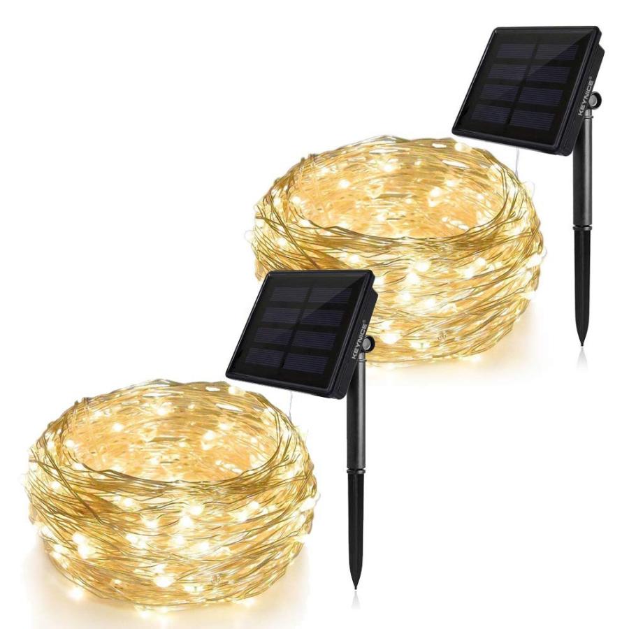 Keynice ソーラー イルミネーションライト ソーラーライト 屋外 ハロウィン装飾 ガーデンライト 0led 全長m 電球間隔10cm Www Feate Org