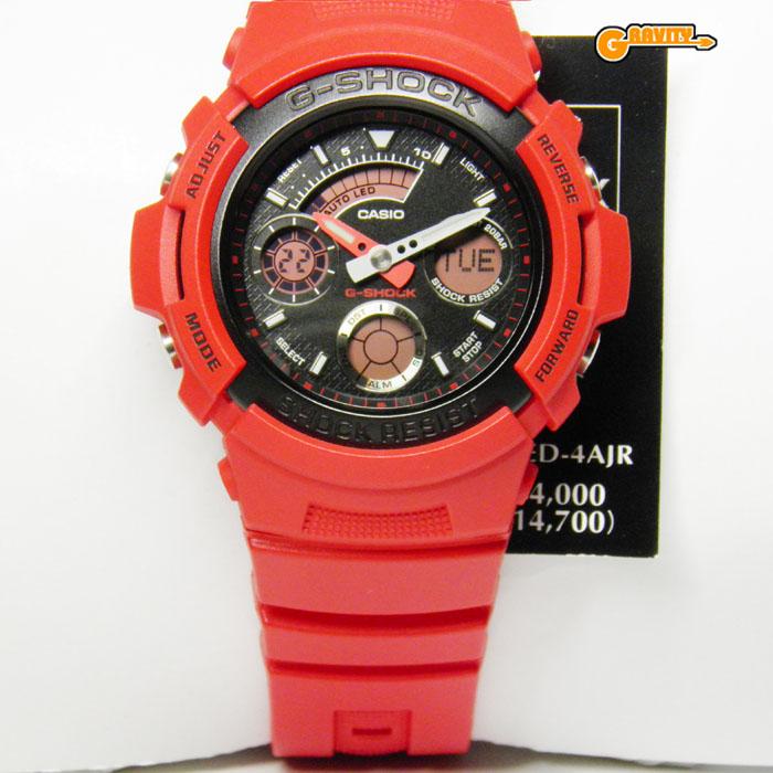 G-SHOCK AW-591-RED-4JAR REDMAN(レッドマン) ヒップホップ CASIO