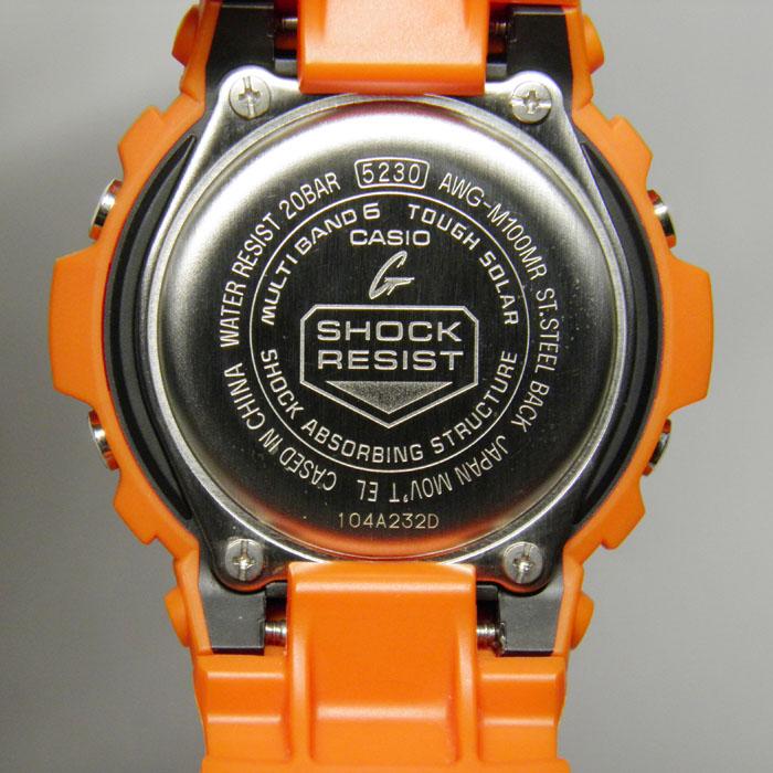 G-SHOCK AWG-100MR-4AJF Rescue Orange Series（レスキューオレンジ