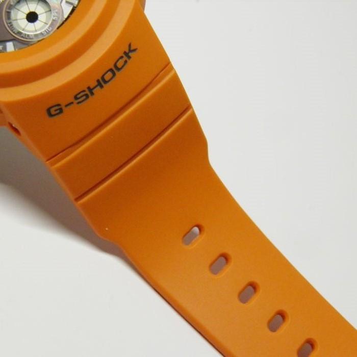 G-SHOCK AWG-500BJ-4AJF オレンジ アナログ 3連リングバンド CASIO