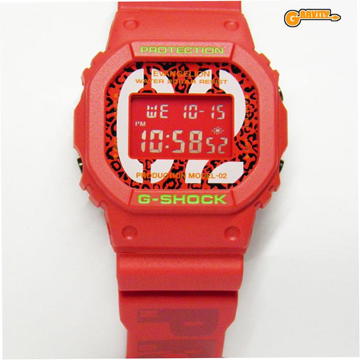 G-SHOCK DW-5600 EVA-02 THE BEAST 弐号機 アスカ G-SHOCK DW-5600 EVA-02 THE BEAST MODEL feat.RADIO EVA ASUKA