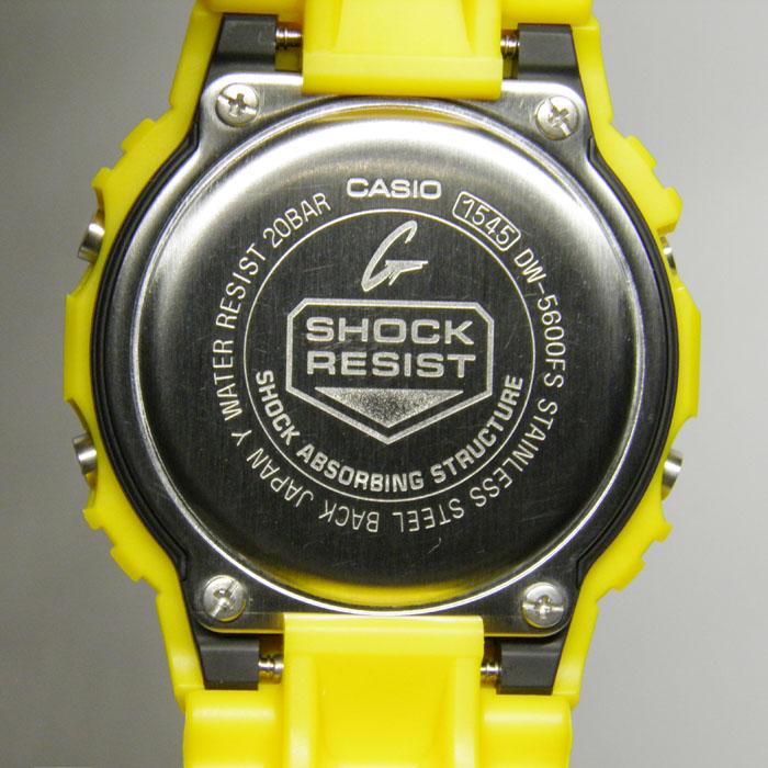 カシオ G-SHOCK DW-5600FS イエロー G-SHOCK DW-5600FS-9JF 5600 Color Variationシリーズ イエロー CASIO