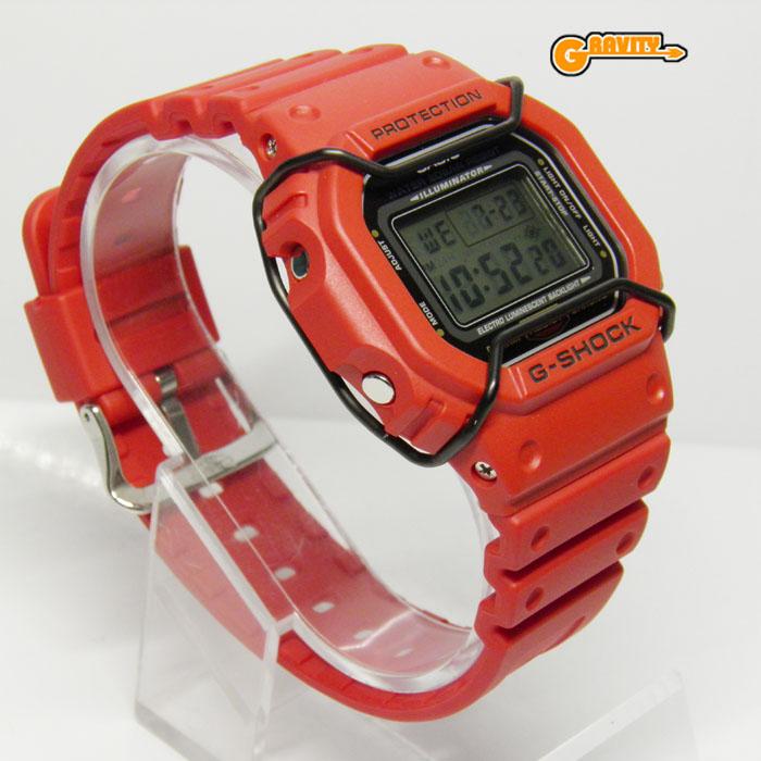 G-SHOCK DW-5600P-4JF プロテクター付き レッドスピード DW