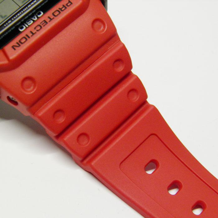 【希少・超美品】G-SHOCK 海外モデル DW-5600P-4JF G-SHOCK DW-5600P-4JF プロテクター付き レッドスピード DW