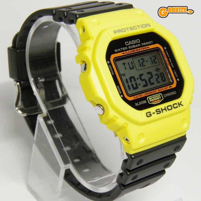 Gショック　G-SHOCK DW-5600TB イエロー　ブラック　黄　黒 G-SHOCK DW-5600TB-1JF THROW BACK 1983 イエロー×ブラック
