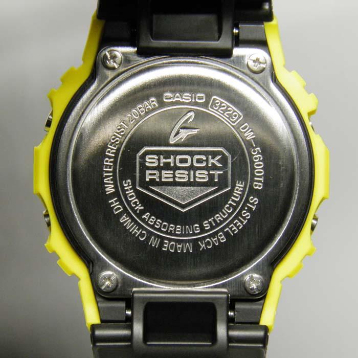 G-SHOCK DW-5600TB-1JF THROW BACK 1983 イエロー×ブラック