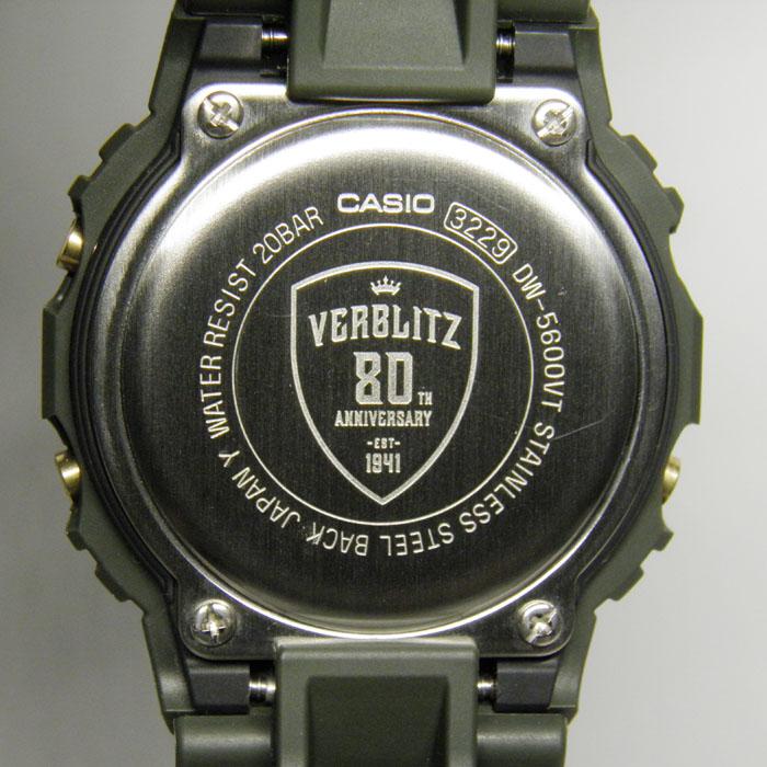 トヨタ自動車ヴェルブリッツ80周年記念　G-SHOCK G-SHOCK DW-5600 トヨタ ヴェルブリッツ ラグビーチーム(トヨタV)80