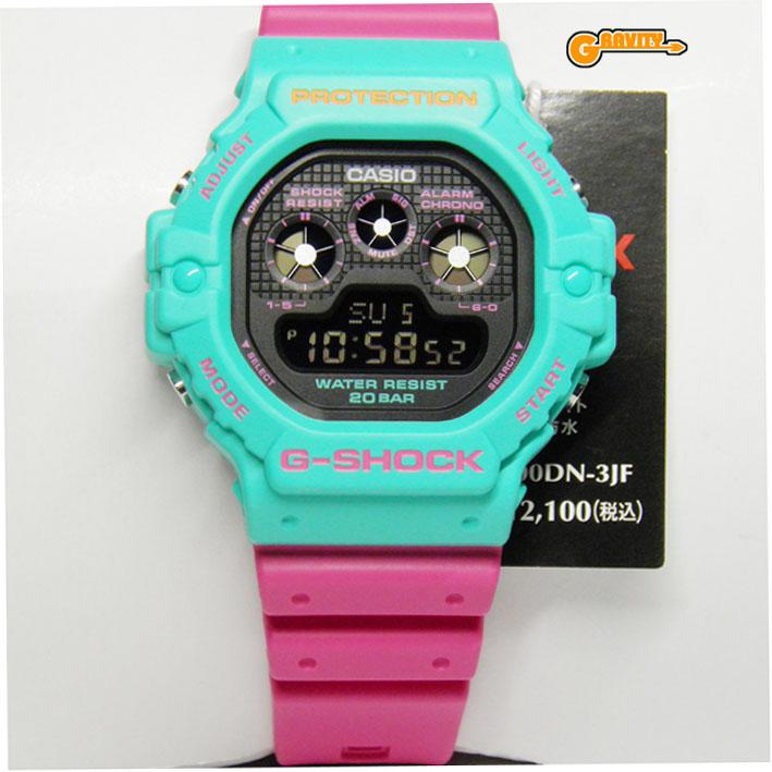 G-SHOCK DW-5900DN-3JF サイケデリックマルチカラー ネオン CASIO