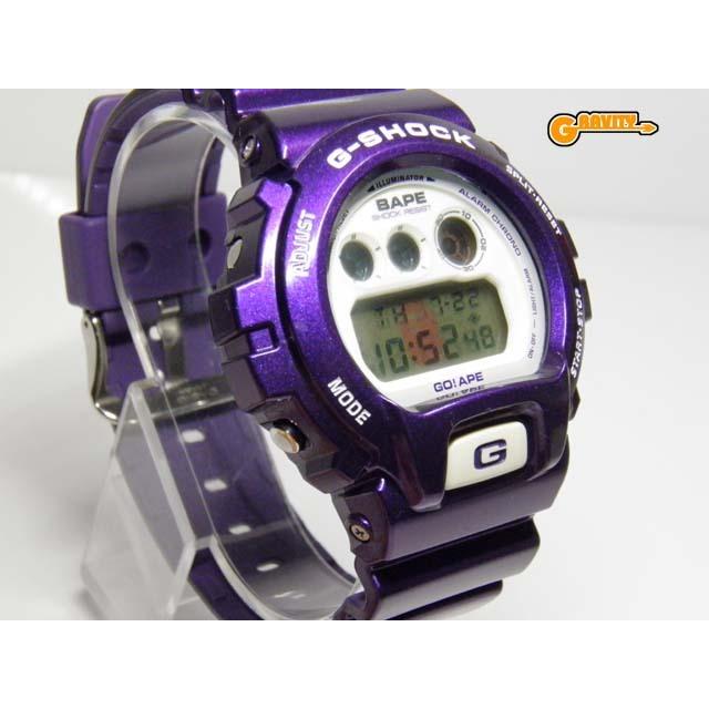 DW-6900 A BATHING APE(ア ベイシング エイプ) 2010年 パープル(紫)プロモーションサンプルモデル CASIO(カシオ)G-SHOCK(ジーショック)Gショック【美中古】｜gravity-store｜02