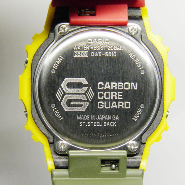 美品 カシオ 腕時計 カーボンコアガード G-SHOCK DWE-5600CC クオーツ レディース メンズ CASIO G-SHOCK 【カシオ正規販売店】[即日発送] CASIO 限定モデル カーボン