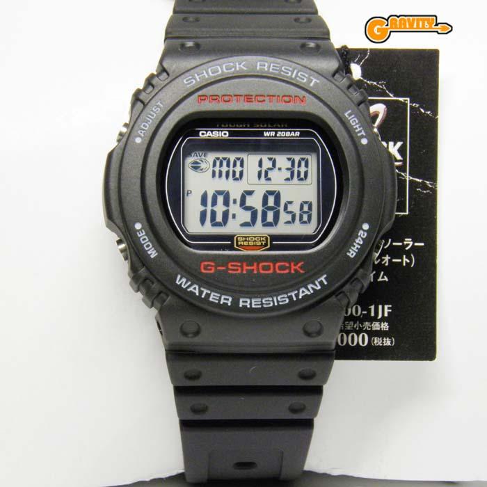 【美品】G-SHOCK Gショック CASIO カシオ タフソーラー G-SHOCK G-5700-1JF タフソーラースティング ブラック CASIO