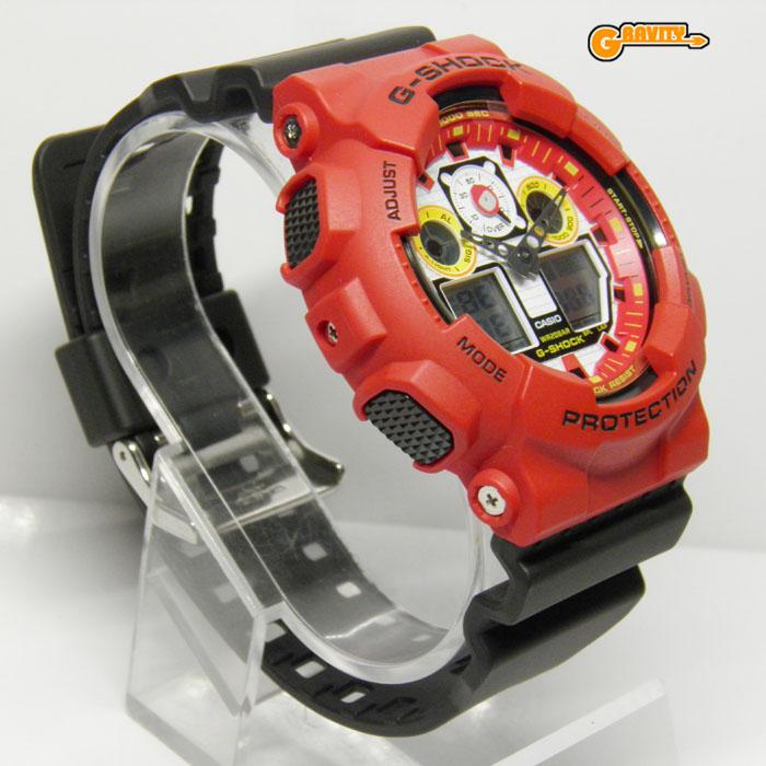 G-SHOCK GA-100DA-4AJR DARUMA 達磨(だるま)ブラックアイパッチ