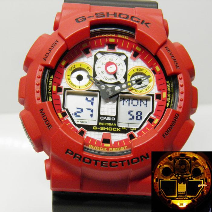 G-SHOCK GA-100DA-4AJR DARUMA 達磨(だるま)ブラックアイパッチ