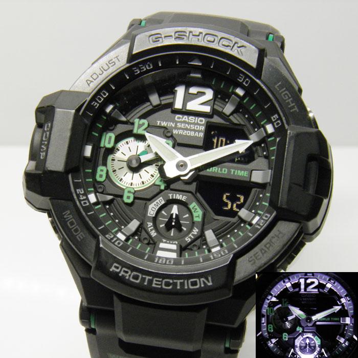 G-SHOCK GA-1100-1A3JF グラビティマスター グリーン(GRAVITY MASTER