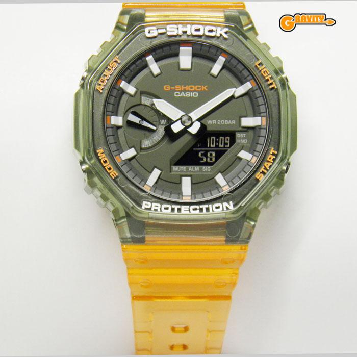 時計 G-SHOCK GA-2100HC G-SHOCK GA-2100HC-4JAF スケルトンモデル 八角形 カーボンコアガード